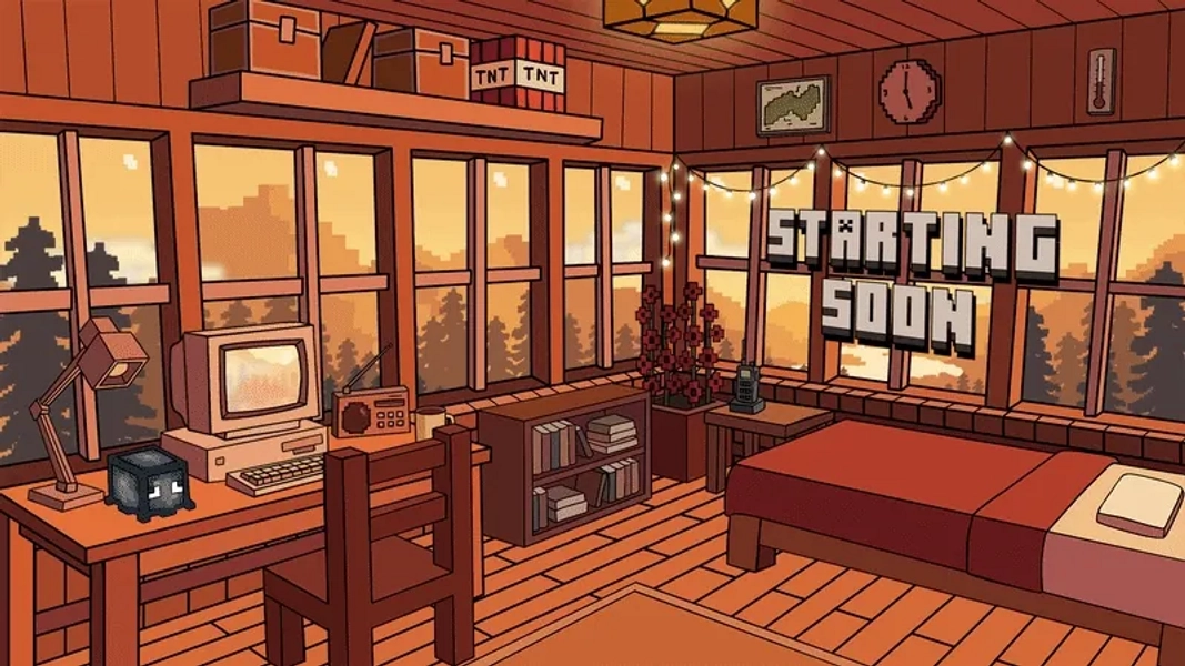 Animated Cozy Room Background (Starting Soon / BRB / Ending) by Faristaputra (@Erik5541)