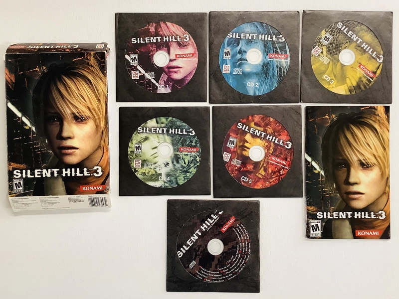 Silent Hill 3 (PC CD-ROM) Box Complete With Manual, 6-Disc Set w/Soundtrack (LN)