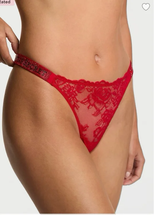 Shine Strap Thong Panty