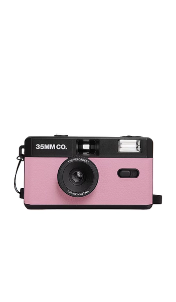 35mm Co. The Reloader Reusable Film Camera in Pink.