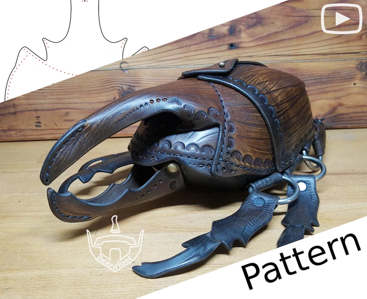 Digital Beetle Bag PATTERN - Nature Set - Etsy