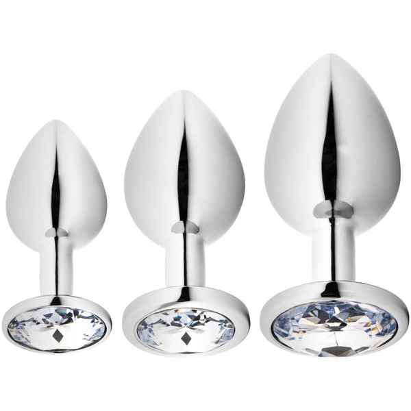 Sinful Jewel Metall-Analplug-Set