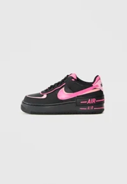 AF1 SHADOW - Matalavartiset tennarit - black/pink blast/pink spell