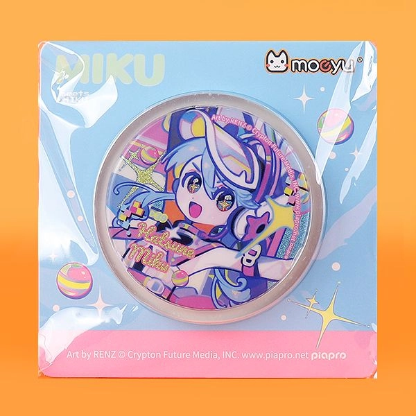 Hatsune Miku Encounter of Retro And Future in The Mirror Can Badge B - Vocaloid (15x15cm)
