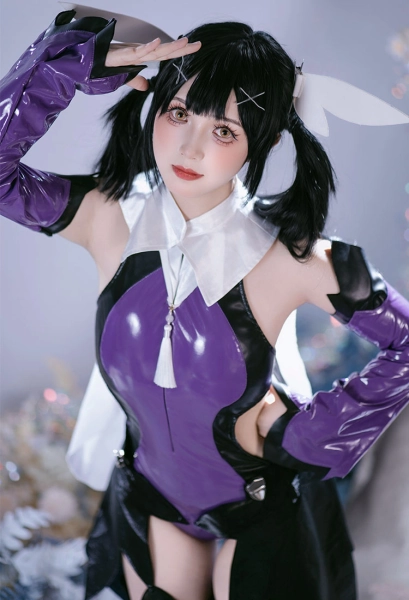 Fate/kaleid liner Prisma Illya Cosplay Costume Bodysuit with Sleeves and Train
