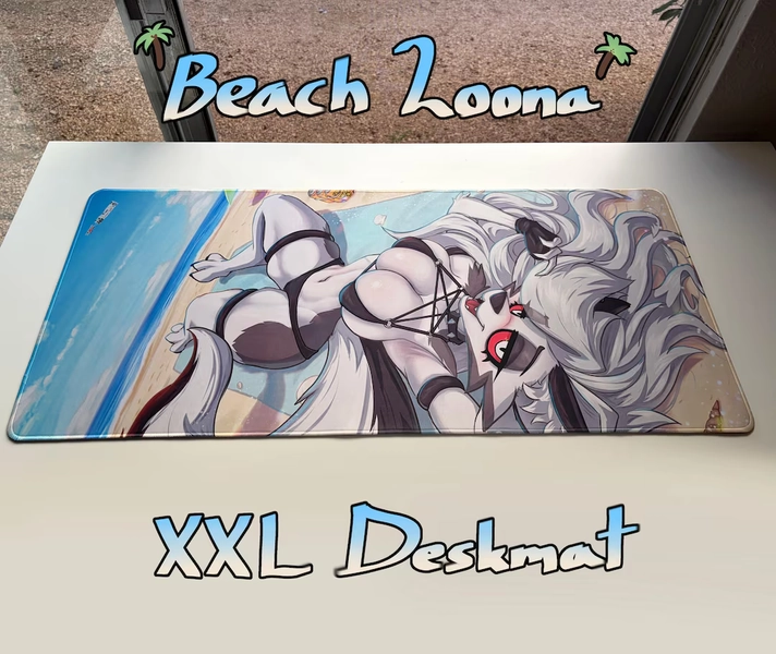 Helluva Boss Beach Loona XXL Mousepad Playmat - Etsy UK