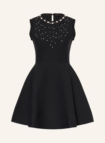 maje Strickkleid mit Schmucksteinen
