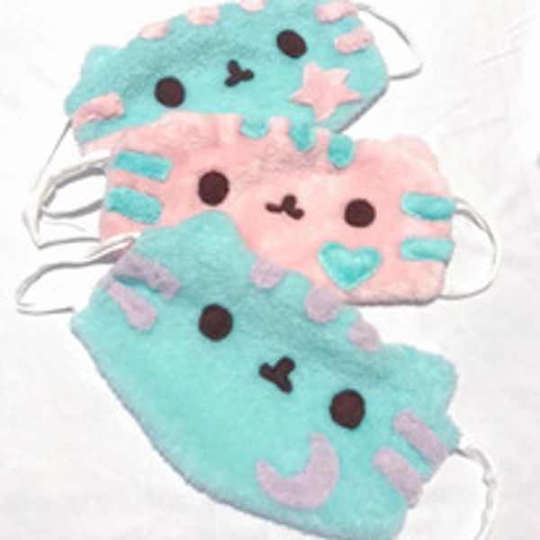Pastel Pusheen Masks