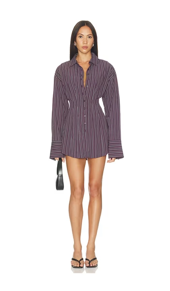 Charitie Button Up Mini Dress