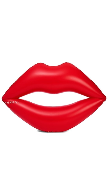 FUNBOY The Lips Pool Float in Red.