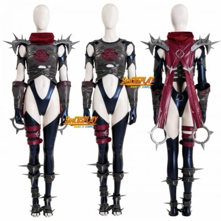 Marvel Rivals Invisible Woman Malice Skin Cosplay Costume Top Level