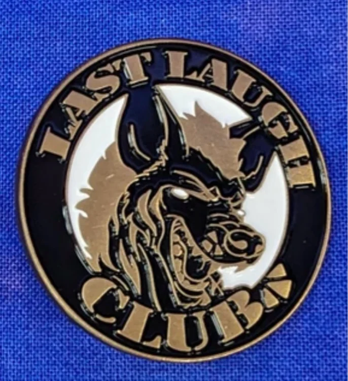 Last Laugh Club Spotted Striped Hyena Enamel Pins