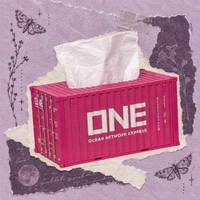 Shipping Container Tissue Box