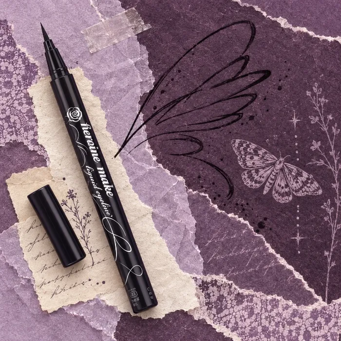 Kiss Me Heroine Make Eyeliner — 01 Black