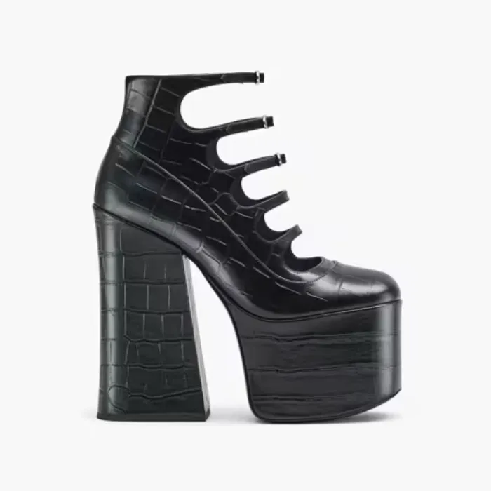 The Croc Embossed Kiki Ankle Boot