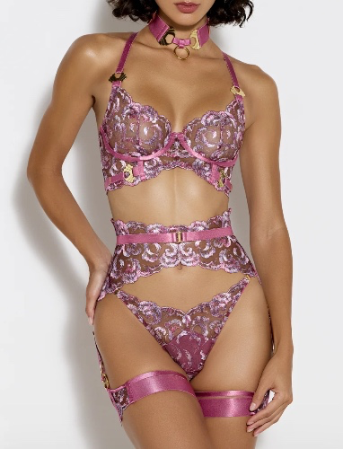 Bordelle Siren set in pink