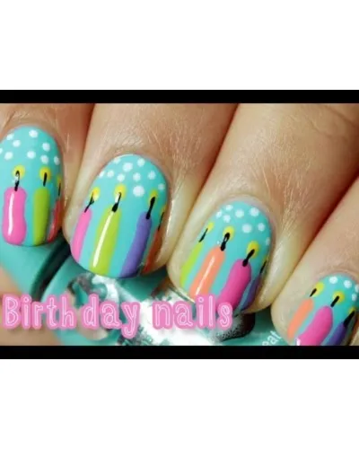 birthday nails