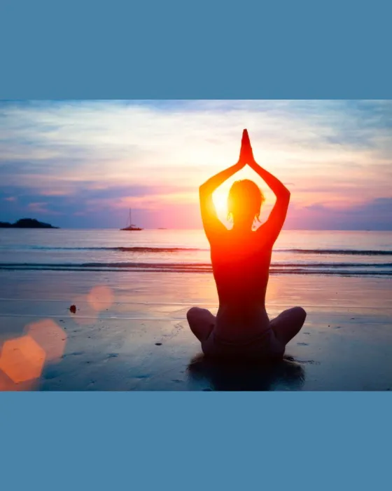 yoga on the beach