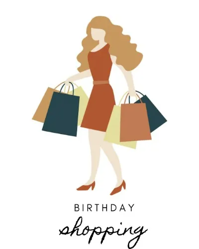 birthday shopping spree