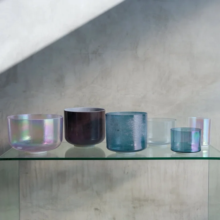 Crystal Tones Singing Bowls