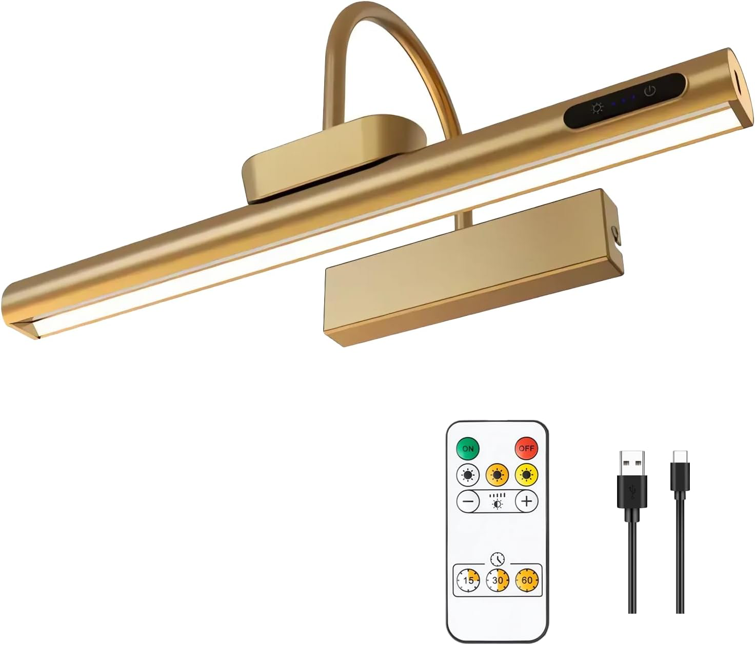 LYTARA Dimmable Cordless Picture Light with Controller and Timer