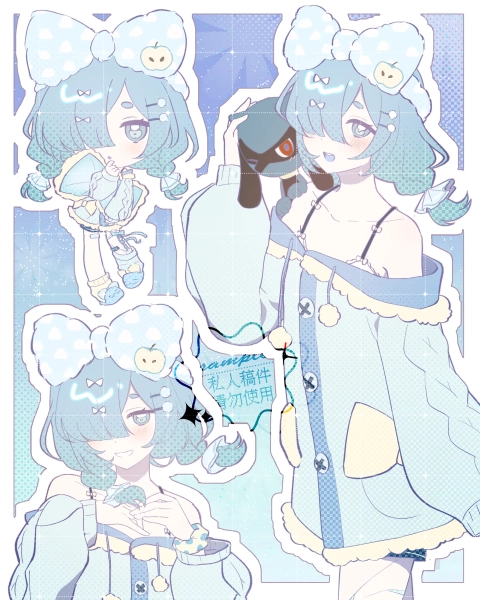 π¨ commission art for linxy β§ doodle page by ranX (@ranstnmr)