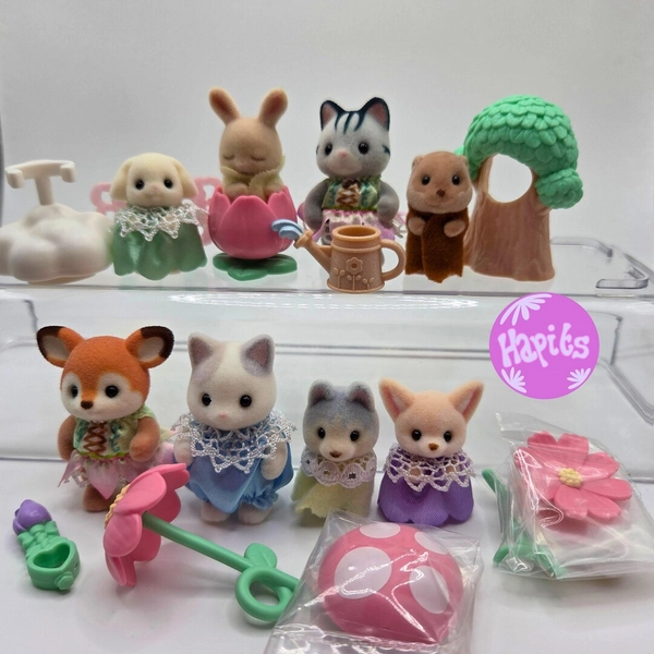 Sylvanian Families Blooming Baby Friends Series Blind Bag Complete Set All 8 Figures Including Mystery Figure Calico Critters Collection - Etsy UK