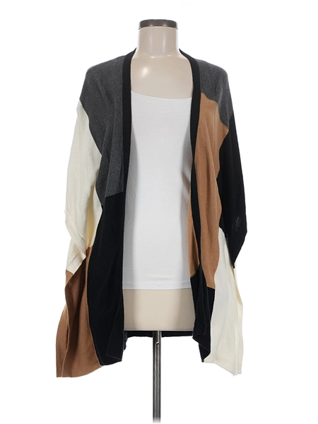 August Silk Brown Cardigan Size M