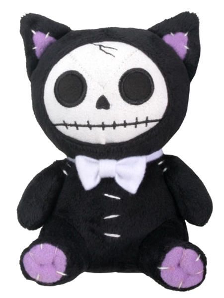 Small Black Mao Mao Furry Bones Skellies Plush Toy [1150S] - $11.99 : Mystic Crypt, the most unique, hard to find items at ghoulishly great prices!