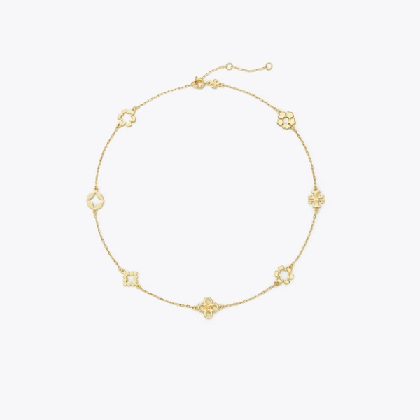 Forget Me Not Necklace in yellow, size OS