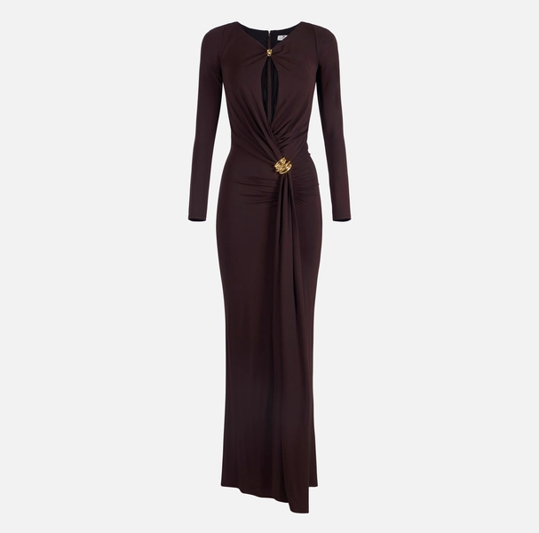 Robe Red Carpet avec détails bijoux