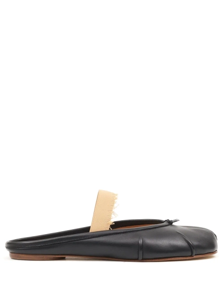 Maison Margiela Tabi leather ballerina mules 