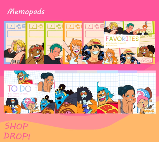 Memopads ONE PIECE