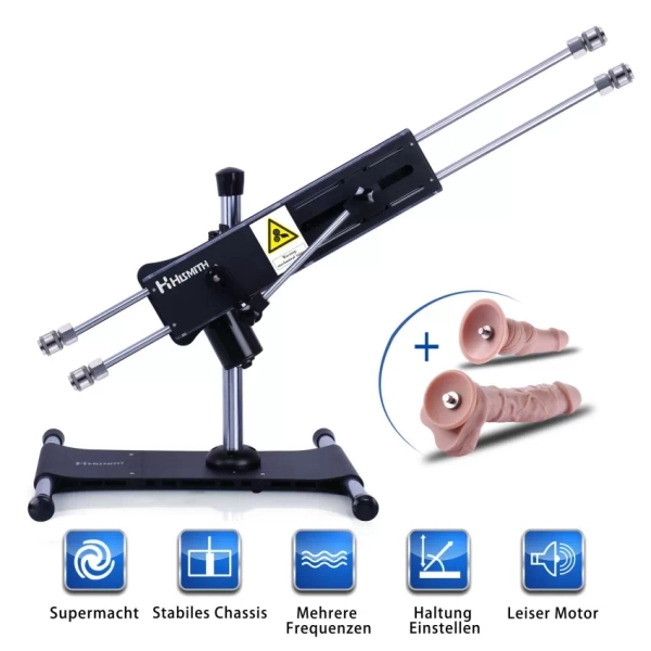Hismith Duo-Play 2.0 Pro || Hismith Quadruple Penetration Sex Machine with Kliclok System Wire and Intelligent APP Controlled