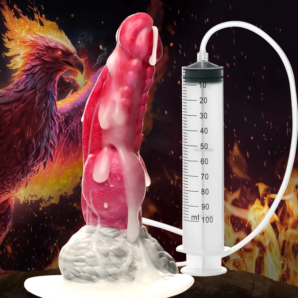 Resurrector Phoenix Squirting Silicone Dildo - Creature Cocks