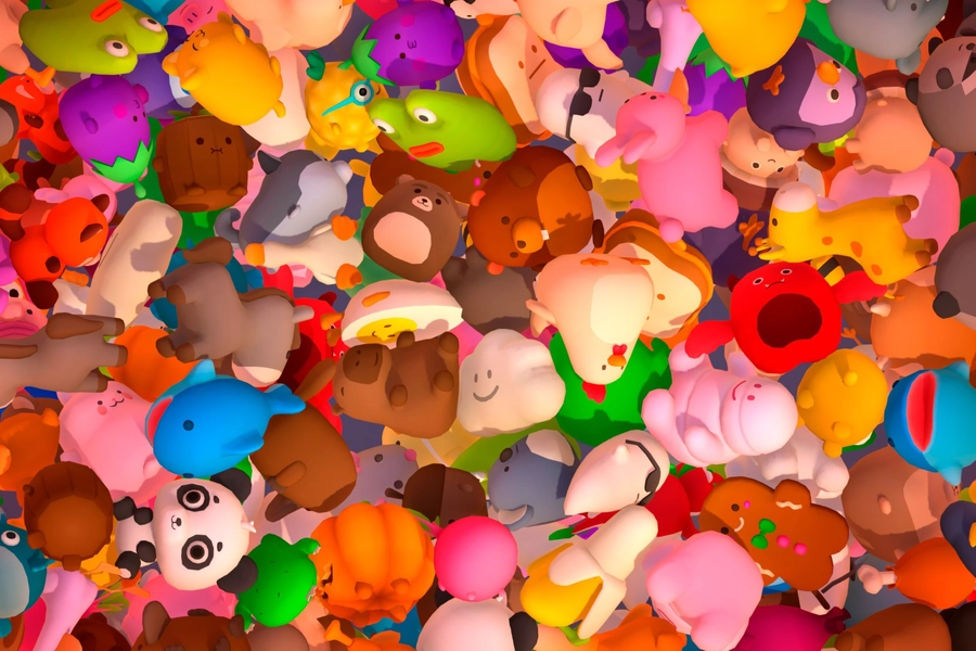 Plush Toys – Low-Poly Big Pack