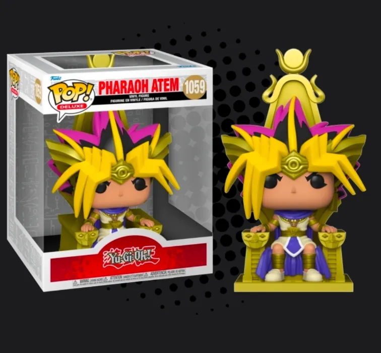 Yu-Gi-Oh! - Pharaoh Atem on Throne Metallic Deluxe Pop! Vinyl Figure