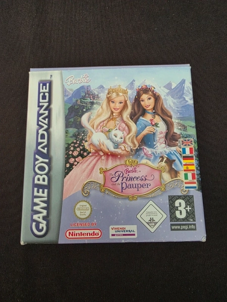 Barbie: Princess and the Pauper Gameboy