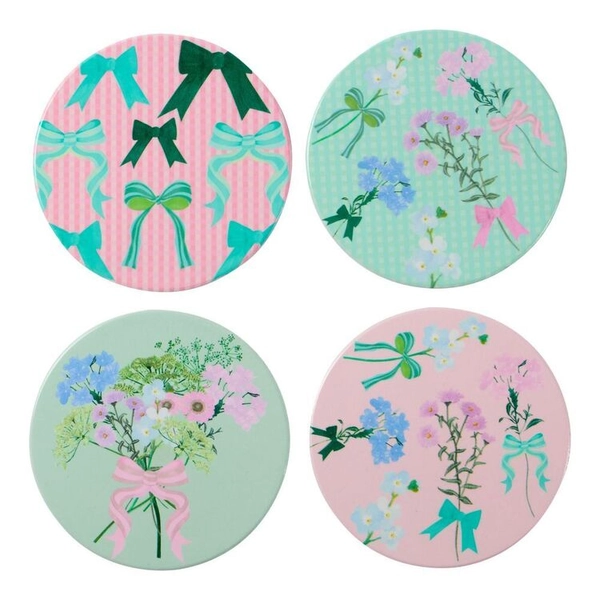 Maxwell & Williams Cherish 4-Piece Ceramic Coaster Set