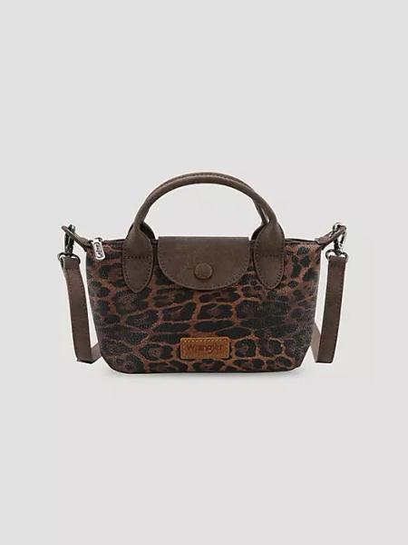 Animal Print Mini Cross Body:Coffee:One Size | Women's ACCESSORIES | Wrangler®