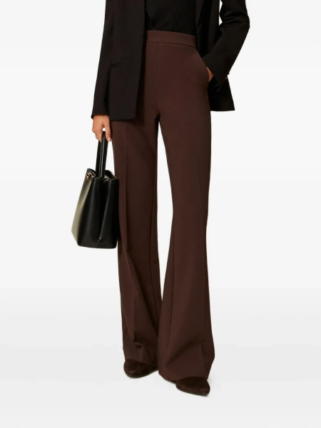 TWINSET high-waisted flared trousers 