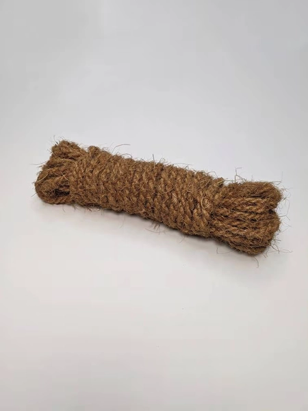 Coconut Fiber Rope 8m 6mm – Rough Semenawa and Sadistic Shibari Rope – Raw Coconut Husk Cord