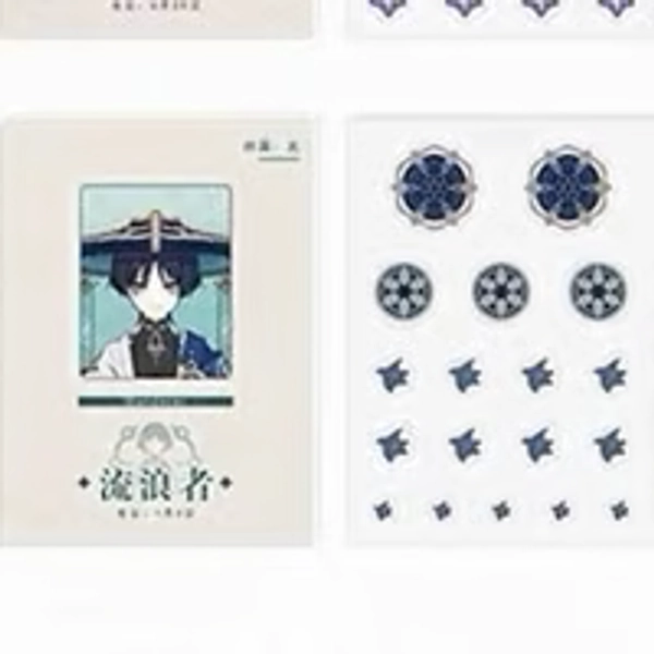 Wanderer Acrylic Photo Card + Shaker Pieces | Genshin Impact 2026 FES