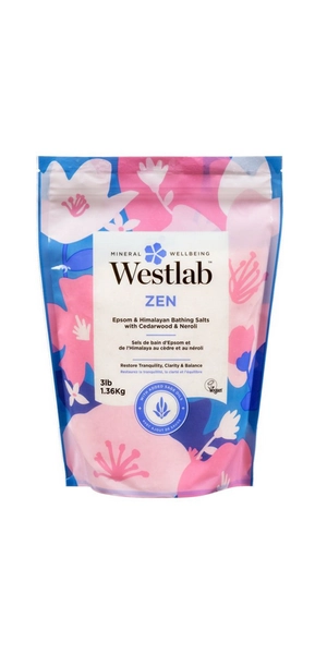 Westlab Zen Epsom Himalayan Bathing Salts with Cedarwood Neroli & Sage Oils