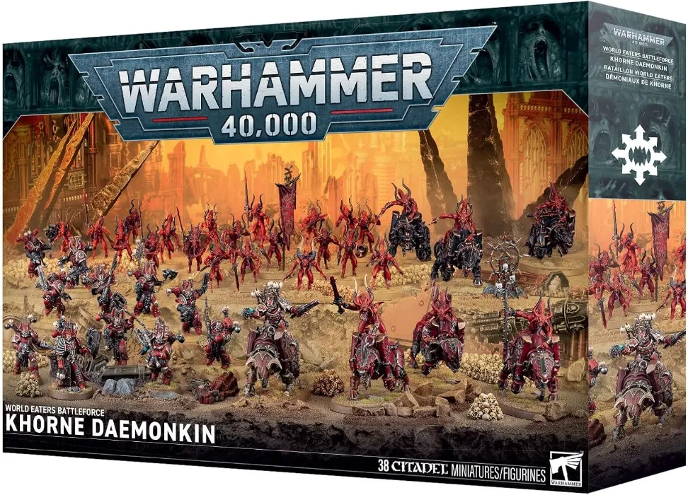 Games Workshop - Warhammer 40,000 - World Eaters Battleforce: Khorne Daemonkin : Amazon.com.au: Toys & Games