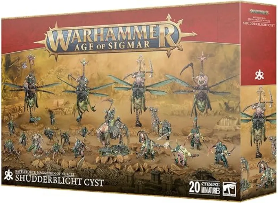 Warhammer: Age Of Sigmar Maggotkin of Nurgle Battleforce Shudderblight Cyst : Amazon.com.au: Toys & Games