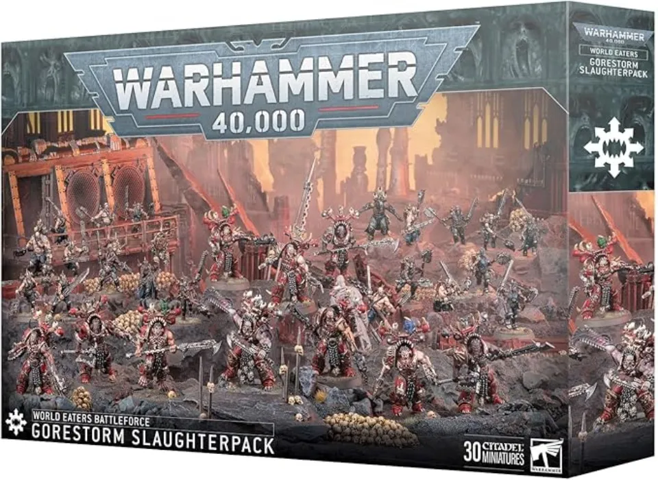 Warhammer: 40,000 World Eaters Battleforce Gorestorm Slaughterpack : Amazon.com.au: Toys & Games