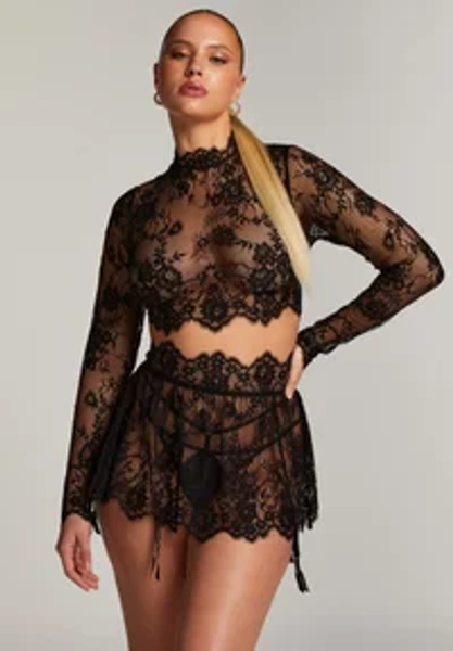 Bluse - black