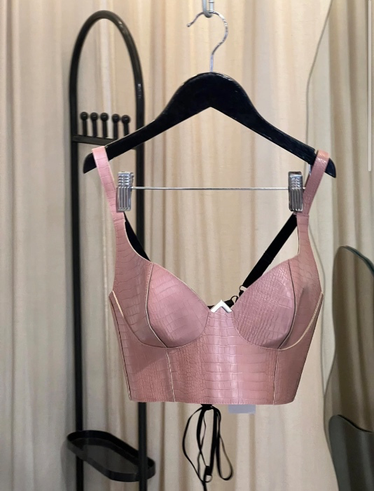 Pink leather buster 