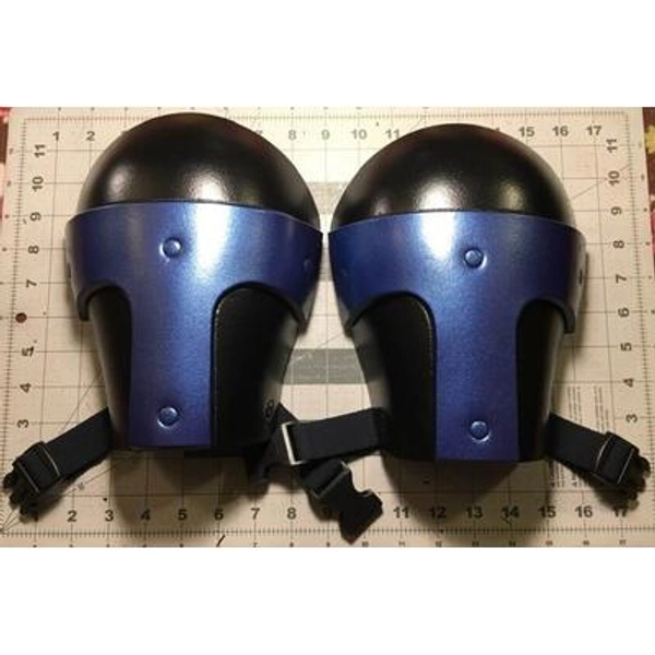 Nightwing cosplay shoulders with adjustable straps
